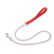 Guinzaglio in nylon con catena rosso 3 x 800 mm