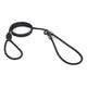 Guinzaglio a strangolo in corda e nylon nero 8 x 1750 mm