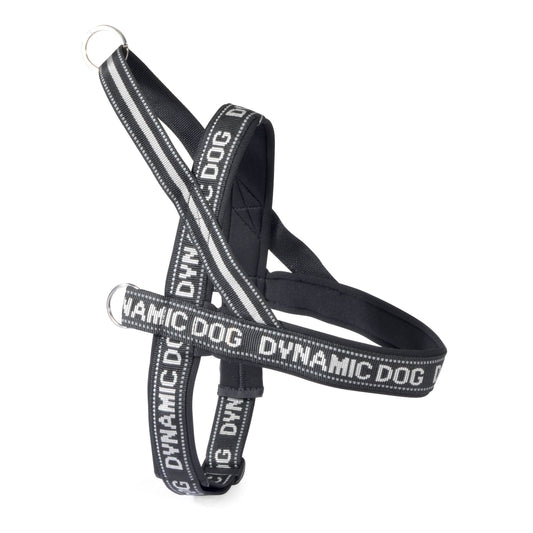 Pettorina in neoprene dynamic nera 45 mm
