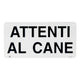 Targa attenti al cane 3p