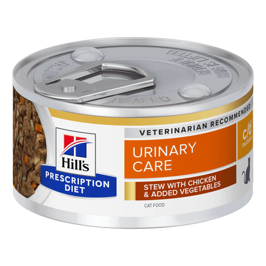 Prescription diet feline urinary care c/d multicare pollo e stufato 82 g