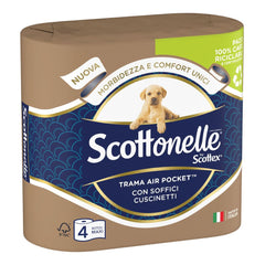 Carta Igienica Scottonelle con Olio di Argan - Confezione da 4 Pezzi