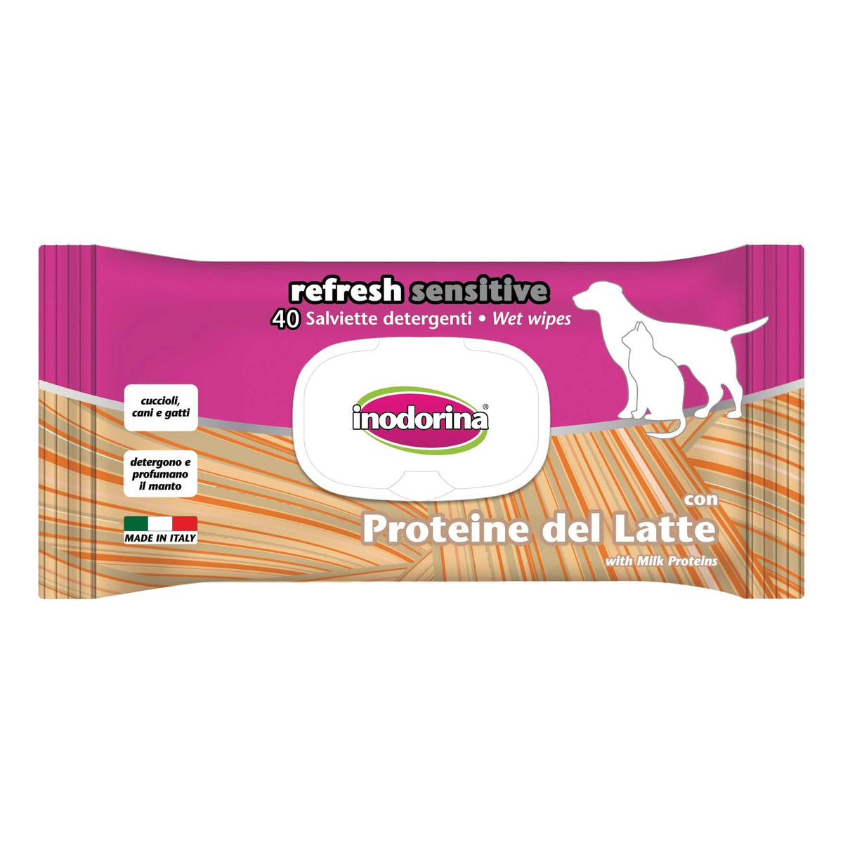 Salviette sensitive protezione latte 40 pezzi