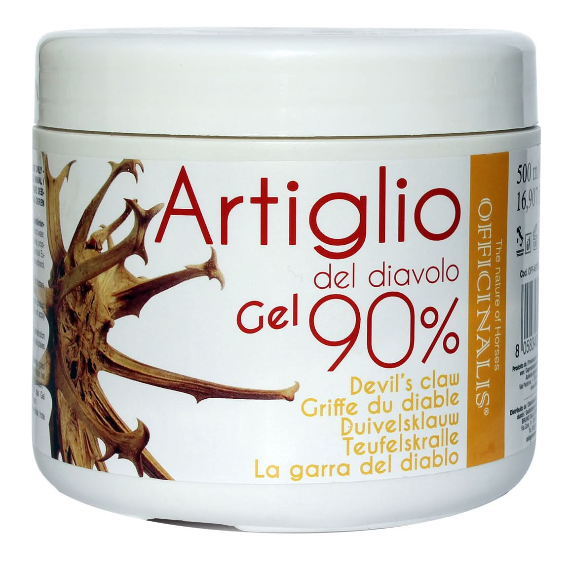 Artiglio diavolo gel 90% 500 ml - Scodinzolando