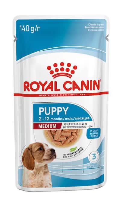 Size health nutrition medium puppy 140 g