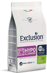 Exclusion monoprotein veterinary diet formula dog hypoallergenic insect and pea small 2 kg dry