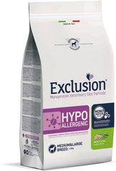 Exclusion monoprotein veterinary diet formula dog hypoallergenic insect and pea medium/large 2 kg dry