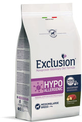 Exclusion monoprotein veterinary diet formula dog hypoallergenic horse and potato medium/large 2 kg dry