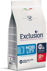 Exclusion monoprotein veterinary diet formula dog mobility pork and rice medium/large 2 kg dry