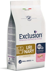 Exclusion monoprotein veterinary diet formula dog urinary pork & sorghum and rice small 2 kg dry