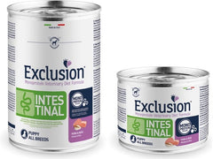 Exclusion monoprotein veterinary diet formula intestinal puppy pork/rice 200 g canned