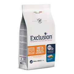 Exclusion monoprotein veterinary diet formula metabolic mobility pork/fibres small 2 kg dry