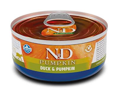 N&D Cat Duck & Pumpkin 80 g - Cibo Umido per Gatti