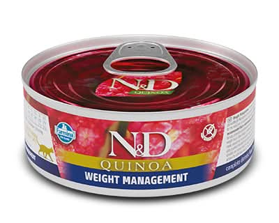 N&d cat quinoa weight management 80 g