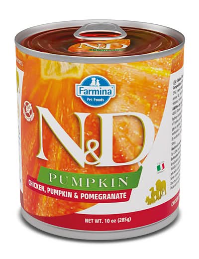 N&d dog chicken & pumpkin & pomegranate 285 g
