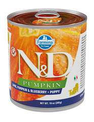 N&d dog lamb & pumpkin & blueberry puppy 285 g