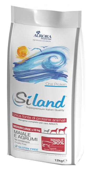 Siland adult medium/large maiale/agrumi 12 kg - Scodinzolando