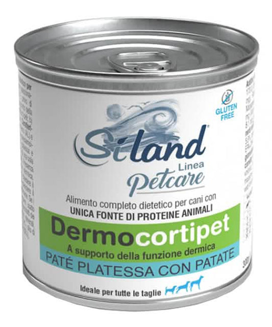 Siland dermocortipet umido cane platessa/patata 300 g
