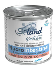 Siland nucrointestinal umido cane salmone/riso 300 g - Scodinzolando