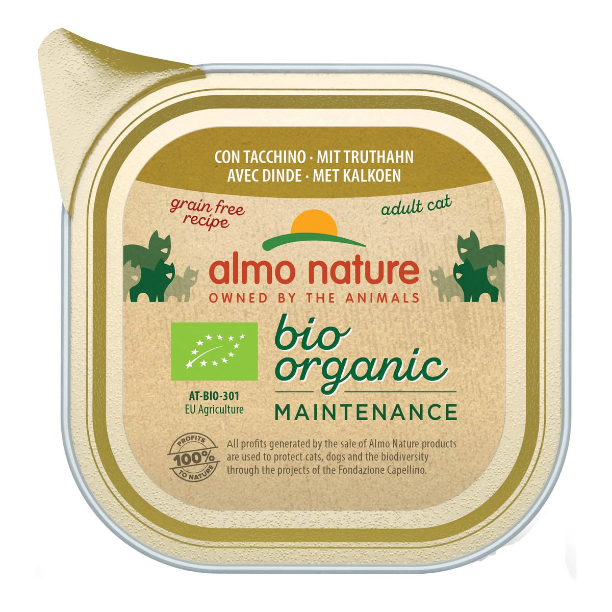 Maintenance gatti adulto tacchino 85 g