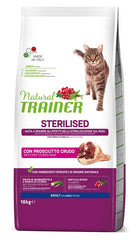 Natural trainer cat sp sterilized dry-c ham 10 kg