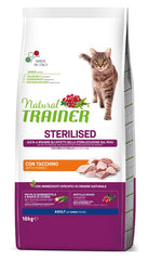 Natural trainer cat sp sterilized white meat 10 kg