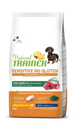 Natural trainer dog sensitive adult mini lamb 7 kg no gluten