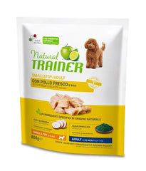 Natural trainer dog small & toy adult chicken rice 800 g