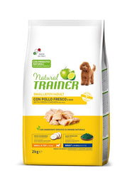 Natural trainer dog small & toy pollo riso 2 kg