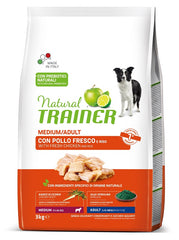 Natural trainer dog medium adult pollo fresco 3 kg