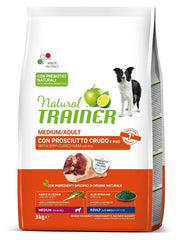 Natural trainer dog medium adult prosciutto crudo riso 3 kg