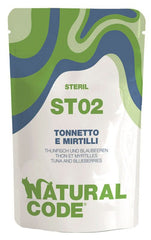 Natural code steril 02 tonnetto e mirtilli 70 g