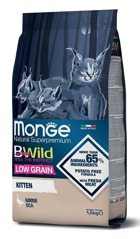 Monge low grain kitten goose oca 1,5 kg