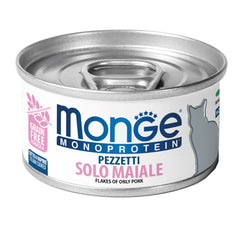 Monge monoprotein pezzetti solo maiale 80 g