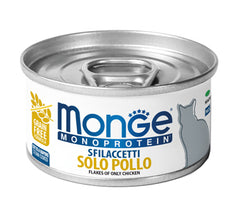 Monge monoprotein sfilaccetti solo pollo 80 g