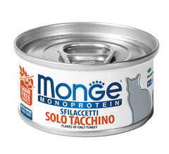 Monge monoprotein sfilaccetti solo tacchino 80 g