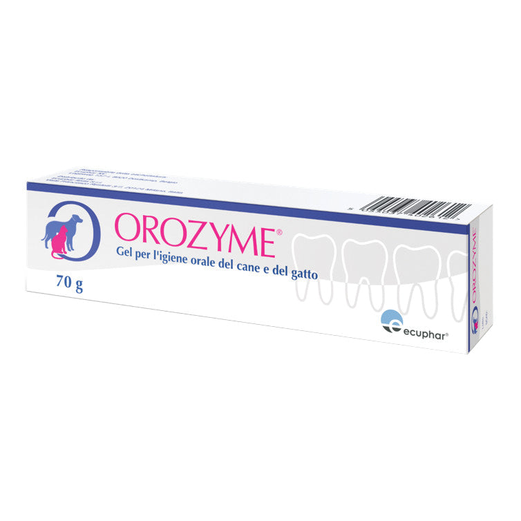 Orozyme gel igiene orale 70 g con tubo applicatore e spazzolino - Scodinzolando