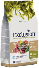 Exclusion mediterraneo monoprotein noble grain adult lamb small 2kg