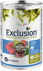 Exclusion mediterraneo monoprotein noble grain adult tuna all breeds 400g