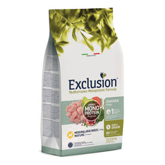 Exclusion mediterraneo monoprotein noble grain mature chicken medium&large 12kg