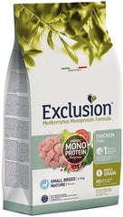 Exclusion mediterraneo monoprotein noble grain mature chicken small 2kg