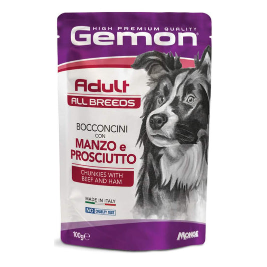 Gemon adult bocconcini manzo prosciutto 100 g