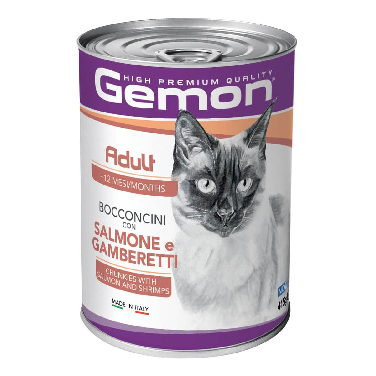 Gemon adult bocconcini salmone gamberetti 415 g