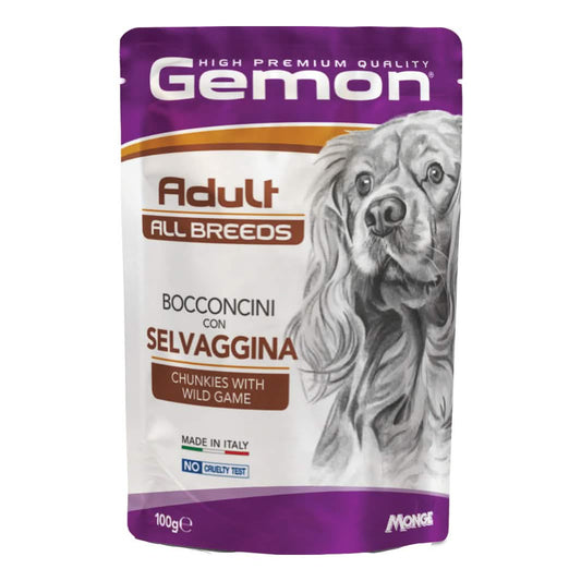 Gemon adult bocconcini selvaggina 100 g