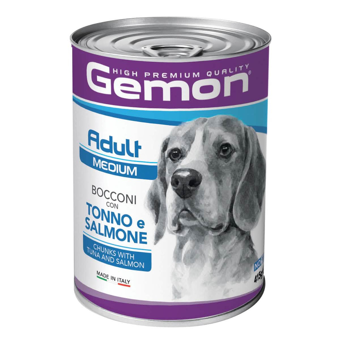 Gemon adult medium bocconi tonno salmone 415 g