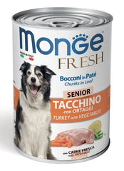 Monge fresh senior tacchino ortaggi 400 g