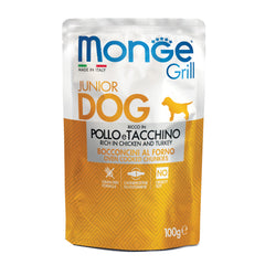 Monge grill puppy pollo tacchino 100 g