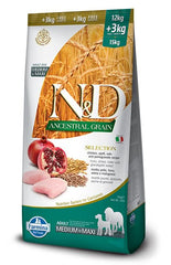 N&d dog ancestral selection chicken pomegranate medium max 15 kg