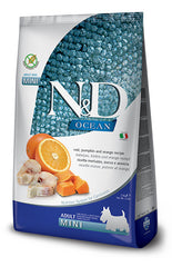 N&d ocean dog codfish&orange pumpkin adult mini 7 kg