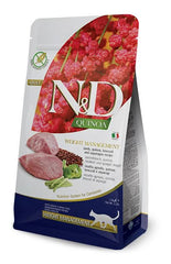 N&d cat quinoa weight management lamb adult 5 kg